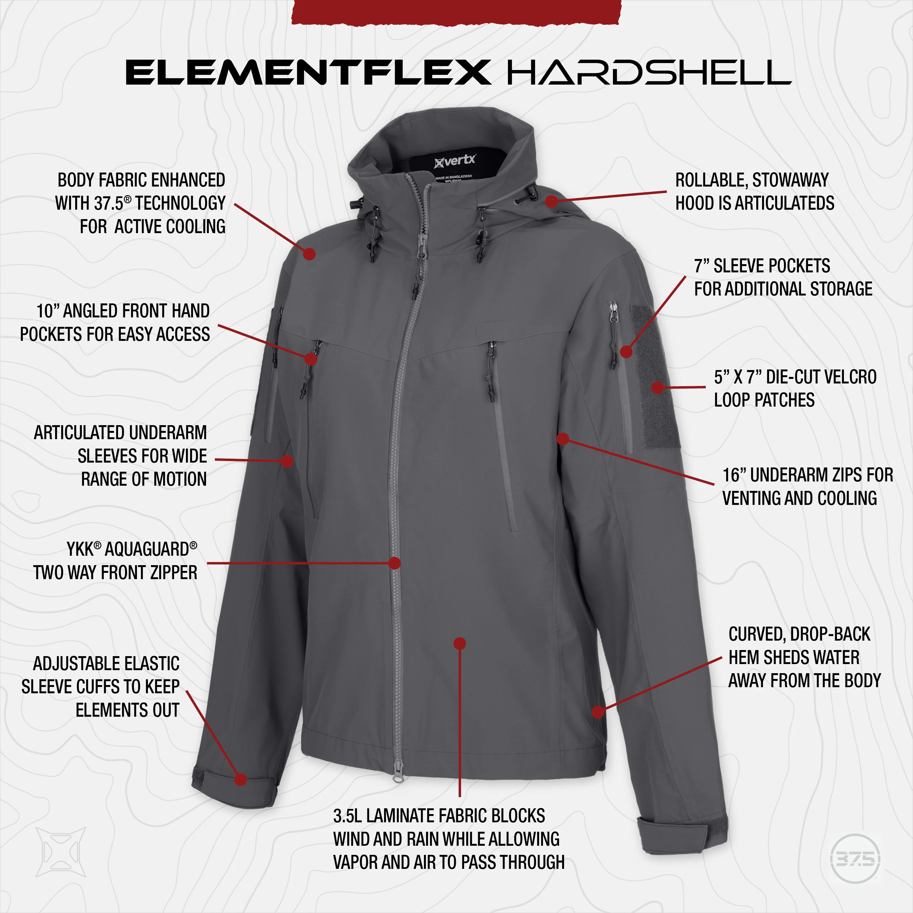 ElementFlex Hardshell Jacket - Image 2