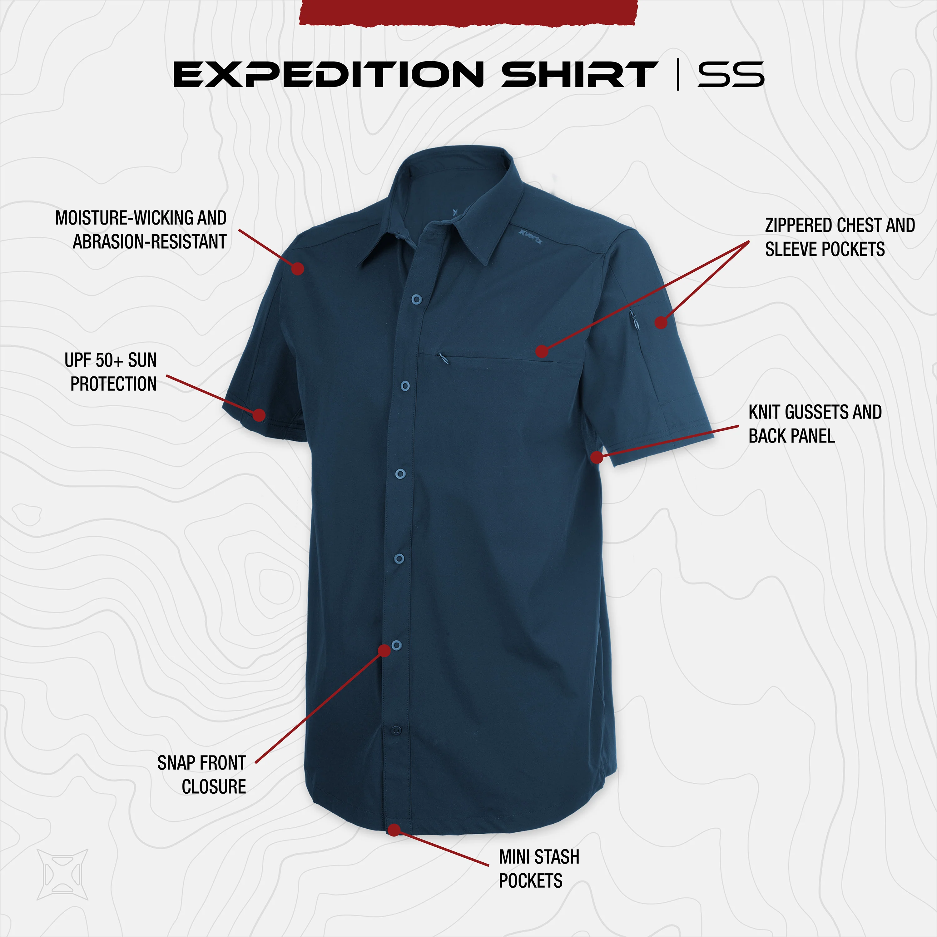 Expedition Men's Short Sleeve Shirt - Image 2